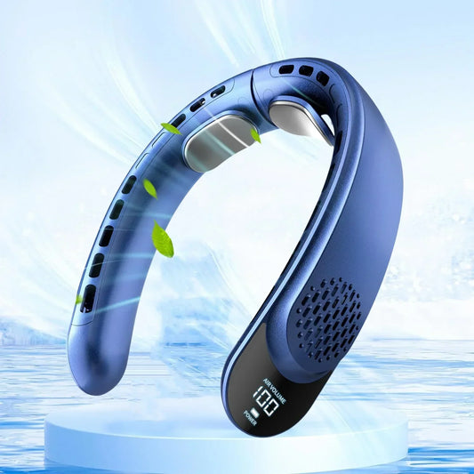 Portable 360° Neck Fan with 3 Speeds