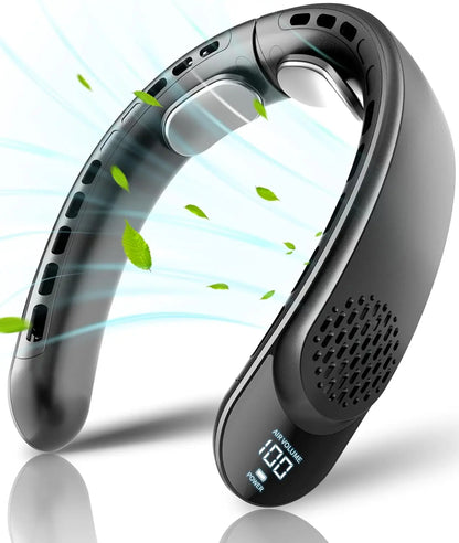 Portable 360° Neck Fan with 3 Speeds