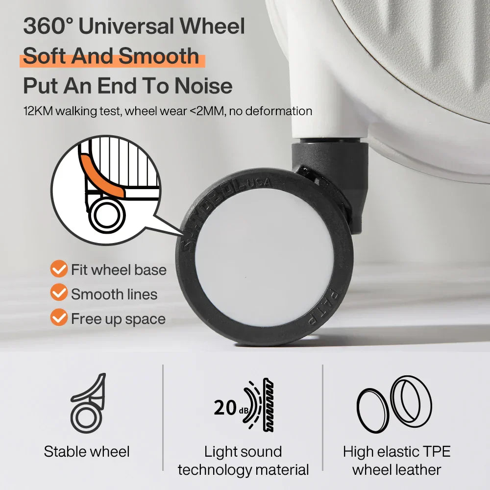 Hard Shell Carry-On Spinner Luggage